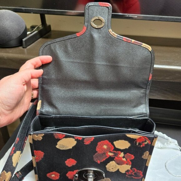 Coach Page Floral Print Shoulder Bag - Picture 9 of 11